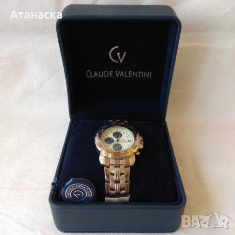 Claude Valentini Superior Sports , чисто нов английски дизайнерски часовник, снимка 7 - Мъжки - 23484014