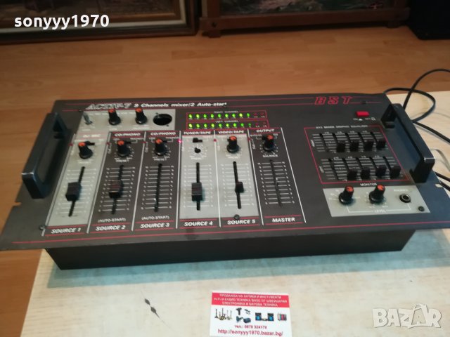 bst activ-7 9 channels mixer-внос france 1402221225, снимка 1 - Ресийвъри, усилватели, смесителни пултове - 35783921