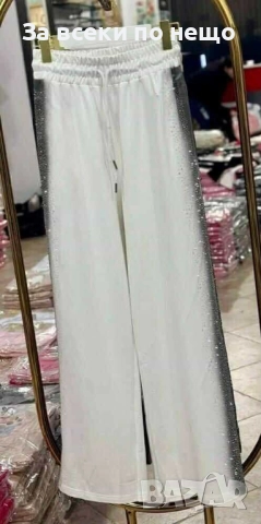 Дамски Бял Спортен Панталон Код S410