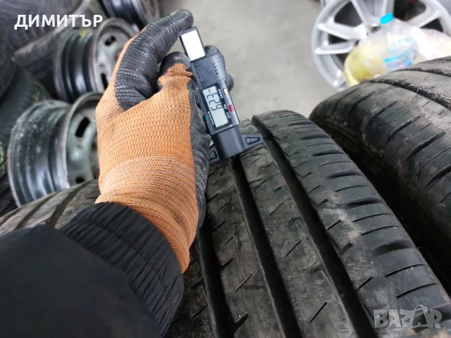 4бр.летни гуми HANKOOK 215/75/16C DOT 0318, снимка 3 - Гуми и джанти - 49020848