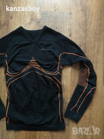 X-Bionic Shirt Energy Accumulator black/orange - мъжка термо блуза КАТО НОВА Л-ХЛ, снимка 4 - Спортни дрехи, екипи - 44828247