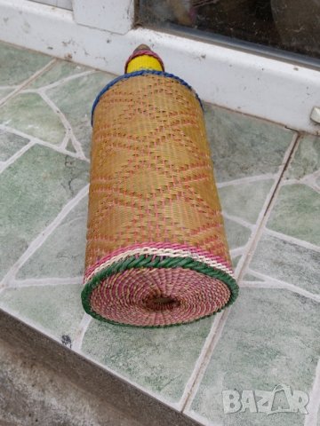 плетена ботилка, снимка 1 - Декорация за дома - 44339101