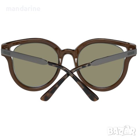 GUESS 🍊 Дамски огледални слънчеви очила "BLACK BROWN & BLUE" нови с кутия, снимка 4 - Слънчеви и диоптрични очила - 41455352