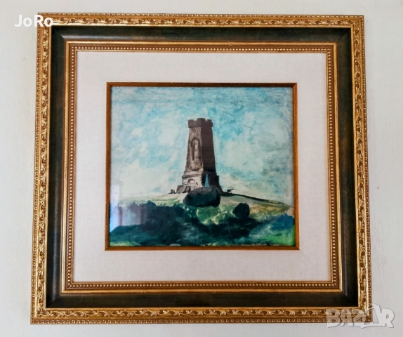 Наум Хаджимладенов "Шипка" 1929г., снимка 2 - Картини - 53690240