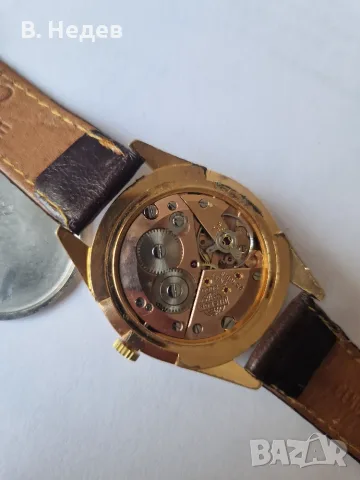 HISLON 2000, cal Felsa 4010, case 36mm, Au 10, "SWISS MADE" - златни обемни букви! ТОП!, снимка 8 - Мъжки - 55230239