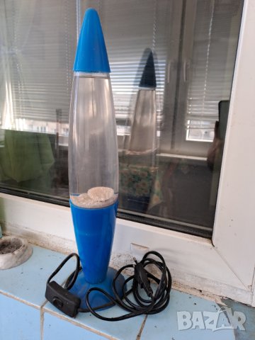 Стара лава лампа със светлинен ефект, снимка 2 - Декорация за дома - 40325327