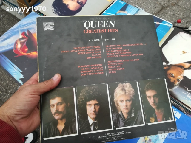 SOLD OUT-QUEEN-ДВЕ ИДЕАЛНИ ПЛОЧИ ОТ КОЛЕКЦИОНЕР 1810252317, снимка 10 - Грамофонни плочи - 52102423