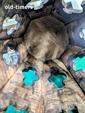 Антикварна сирийска маса – масивен орех и инкрустация, снимка 5 - Антикварни и старинни предмети - 53289124