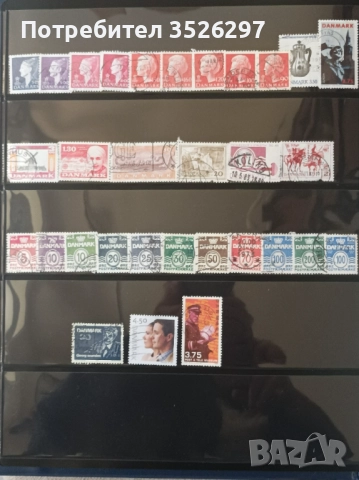 Колекции пощенски марки от бившата Чехословакия и от Дания, снимка 7 - Филателия - 52422043