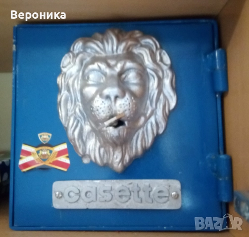 Домашен декоративен малък сейф каса с ключ 