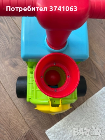 Влакче за бутане с крачета Fisher price, снимка 3 - Влакчета, самолети, хеликоптери - 51595687
