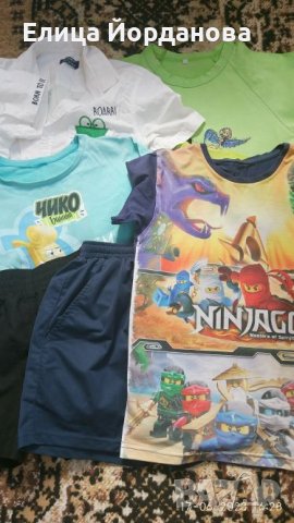 лот от дрешки за момче тениски и къси панталонки, снимка 1
