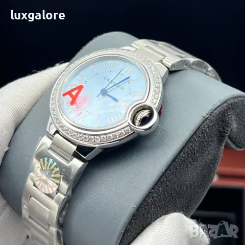 Дамски часовник Cartier Ballon Bleu De Cartier Blue с кварцов механизъм, снимка 4 - Дамски - 48797243