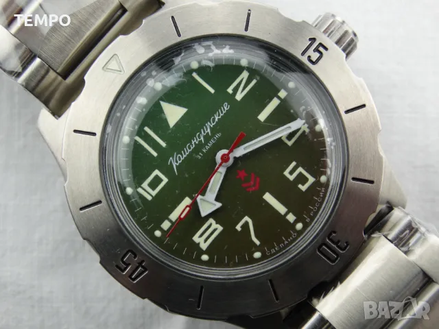 ВОСТОК КОМАНДИРСКИЕ АВТОМАТИЧЕН  ref: 350746, снимка 6 - Мъжки - 47465955