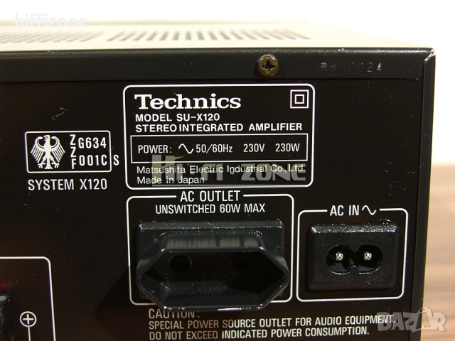 Усилвател    Technics su-x120 , снимка 9 - Ресийвъри, усилватели, смесителни пултове - 51595058