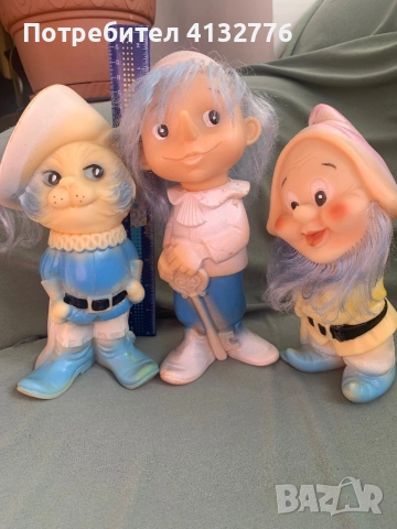 Гумени играчки ЛОТ от съветската епоха. , снимка 3 - Колекции - 53399935