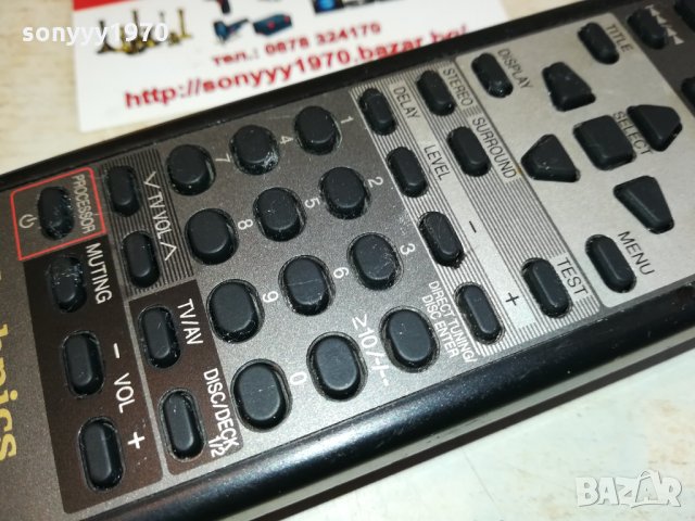 поръчано-TECHNICS EUR646497 RECEIVER REMOTE 2502221618, снимка 6 - Ресийвъри, усилватели, смесителни пултове - 35914992
