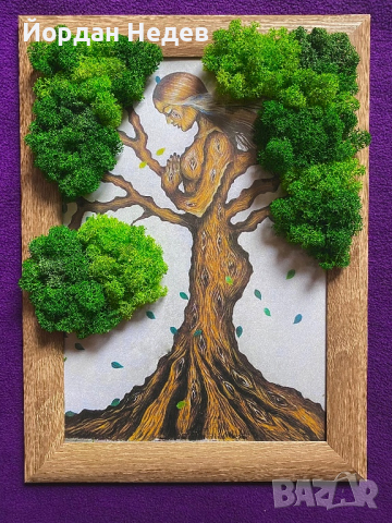 Картина от Скандинавски мъх, снимка 3 - Картини - 41139579