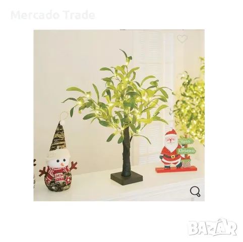 Декоративна LED лампа Mercado Trade, Дърво, Батерии, 50см., снимка 3 - Декорация за дома - 49348441