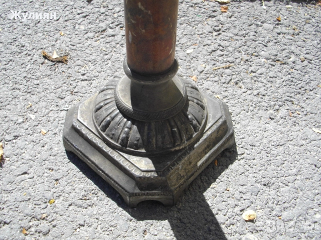 СТАРА ГАЗЕНА ЛАМПА , снимка 7 - Антикварни и старинни предмети - 51464473