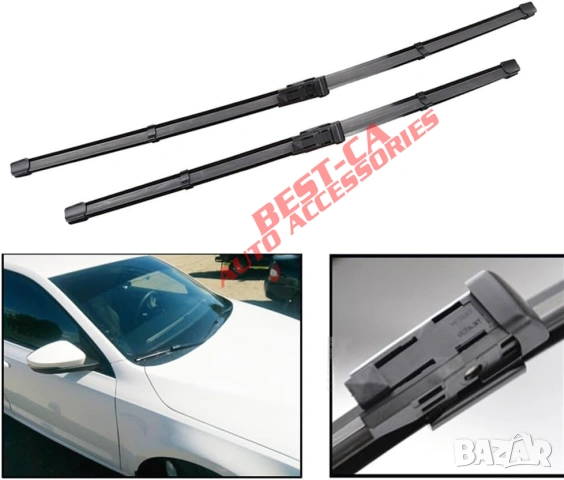 Комплект чистачки за предно стъкло 65+48 cm. подходящи за Skoda Octavia 4 Mk4 2020-, снимка 3 - Аксесоари и консумативи - 53716950