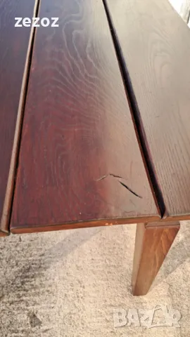 Маса трапезна масив №47, снимка 5 - Маси - 48115148