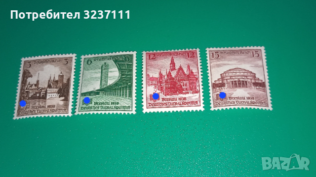 Германия серия марки 1938