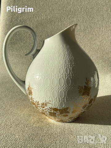 Ваза (кана) Rosenthal "Romanze" от Björn Wiinblad. , снимка 3 - Вази - 53837505