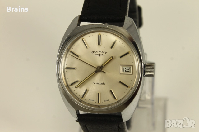1960's ROTARY Швейцарски ръчен Часовник 17 Jewels, снимка 3 - Мъжки - 51919783