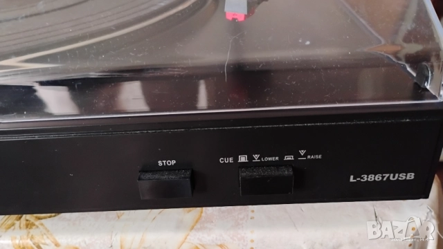 Lenco L-3867USB - полуавтоматичен грамофон с вграден RIAA, снимка 3 - Грамофони - 51552480