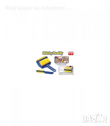 STICKY BUDDY КОМПЛЕКТ МИЕЩИ РОЛКИ ЗА ОБИРАНЕ НА КОСМИ 2 В 1 - код 0512, снимка 4 - Други стоки за дома - 34079147
