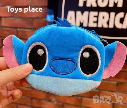Плюшен несесер и портмоне Лило и Стич Lilo and Stitch , снимка 2 - Детски портмонета - 50748271