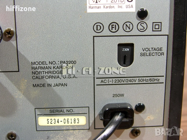  Стъпало Harman/kardon pa-2200 , снимка 9 - Ресийвъри, усилватели, смесителни пултове - 53656268