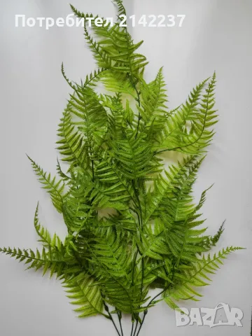 Изкуствен стрък папрат различни видове, снимка 7 - Изкуствени цветя - 47466817