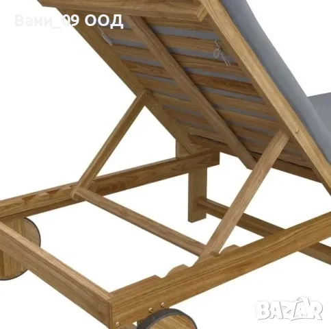 Висококачествен шезлонг от акациева дървесина , снимка 5 - Градински мебели, декорация  - 49731977