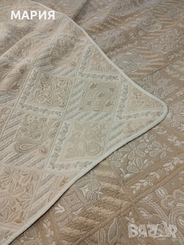 Перфектно двулицево шалте 230/230см, снимка 4 - Покривки за легло - 53839454