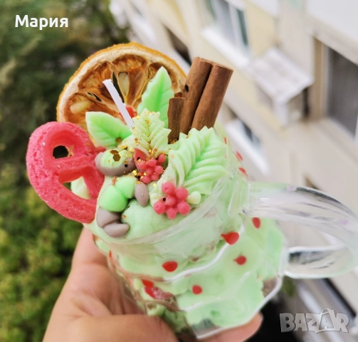 Коледни чаши Свещи , снимка 4 - Декорация за дома - 52248400