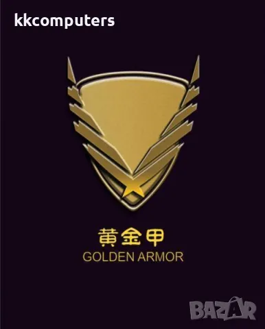 Стъклен screen protector Golden Armor Privacy за iPhone / 12 / 12 PRO 6.1 / Черен / Баркод : 2401052, снимка 3 - Фолия, протектори - 48832596