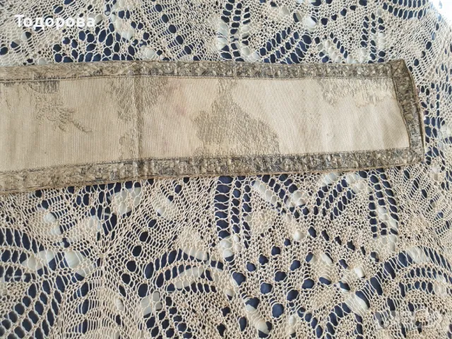 Автентичен колан,пояс -везан със сърма, снимка 4 - Антикварни и старинни предмети - 47559045