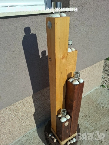 Дизайнерска градинска лампа, снимка 3 - Декорация за дома - 53019001