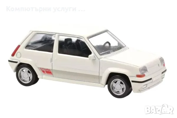 RENAULT 5 SUPERCINQ Phase II 1989 - мащаб 1:43 на Norev моделът е нов в кутия, снимка 7 - Колекции - 55750047