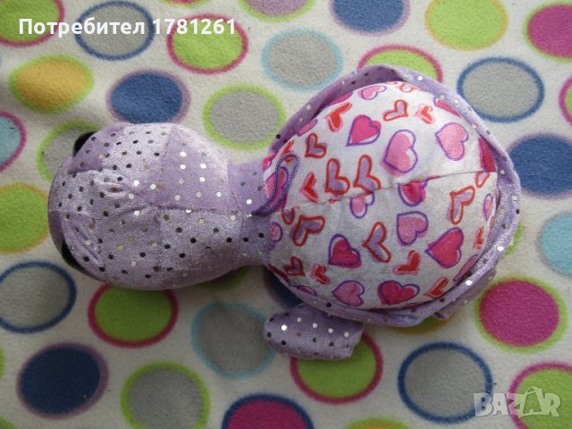 Плюшена играчка лилава костенурка