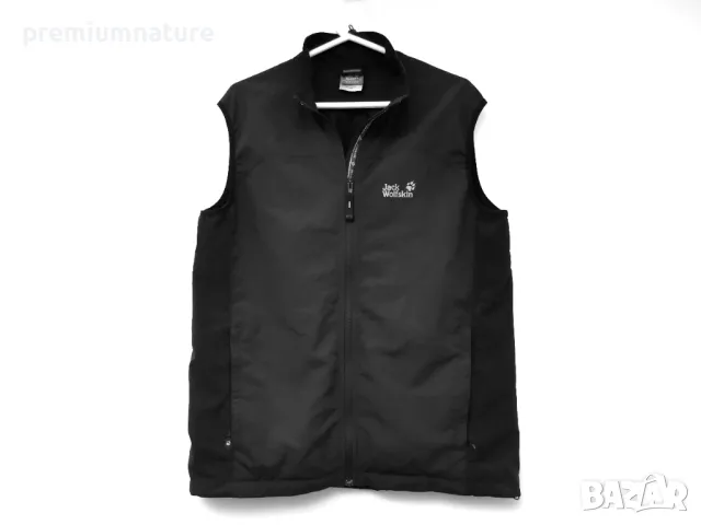 🧭 JACK WOLFSKIN / хибриден трекинг туристически елек, снимка 3 - Спортни дрехи, екипи - 49841395