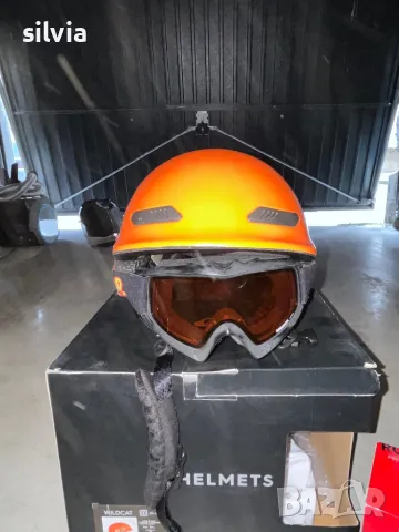 Детска каска + очила, снимка 3 - Зимни спортове - 48059176