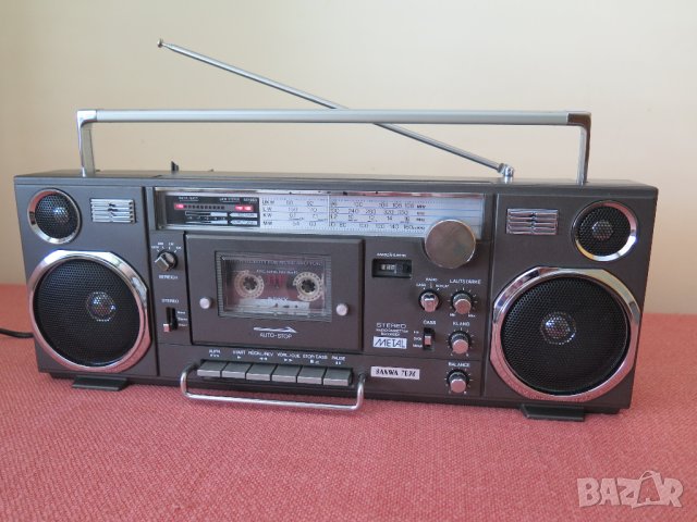 2.Vintage ,Sanwa 7096,Japan -радиокасетофон 2 , снимка 1 - Радиокасетофони, транзистори - 41731268