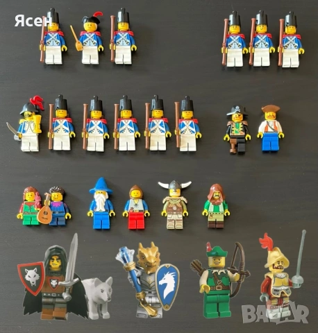 Лего минифигури pirates castle forestmen