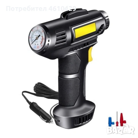 Безжичен дигитален компресор за автомобил