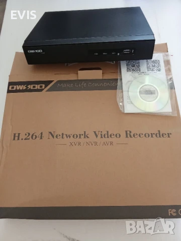 Продавам нов 4‑канален видеорекордер OWSOO, съвместим с NVR, XVR и AVR режими, снимка 5 - Приемници и антени - 50711984
