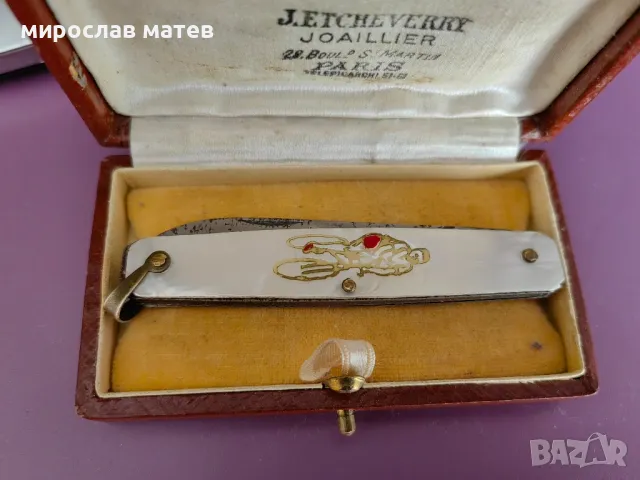 Стара Френска ножка / нож , снимка 7 - Колекции - 50105197