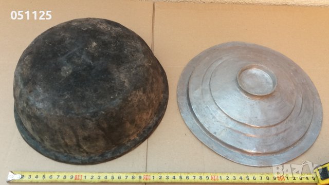 кована възрожденска калайдисана бакърена тенджера , снимка 10 - Антикварни и старинни предмети - 40788175